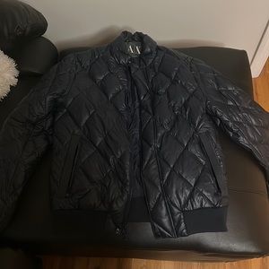 Mens Navy Blue Size Medium Armani Light Winter Jacket